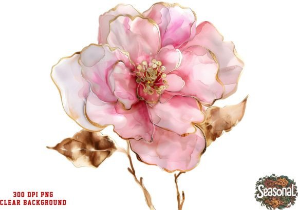 Download Elegant Pink Wedding Flower Clipart - Art Collection