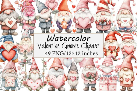 Download Valentine Gnome Clipart - Art Collection