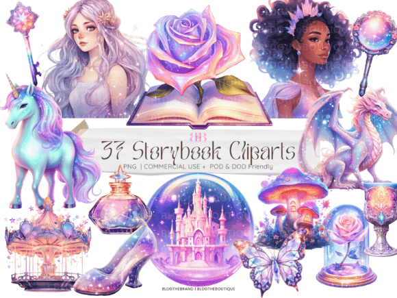 Download Magical Storybook Fairytale Clipart PNGs - Art Collection