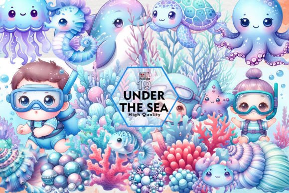 Download Under the Sea Clipart PNG Graphics - Art Collection