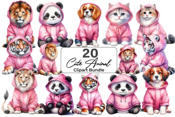Download Cute Winter Animals Clipart Sublimation - Art Collection