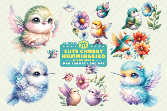 Download Watercolor Cute Hummingbird Clipart - Art Collection
