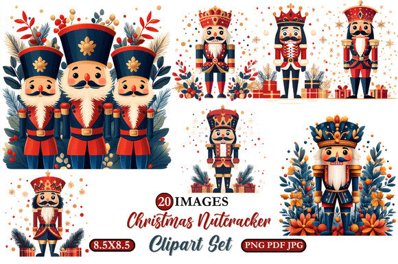 Download Christmas Nutcracker Clipart Set - Art Collection