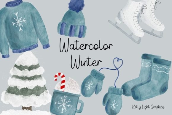 Download Watercolor Winter Clipart - Art Collection