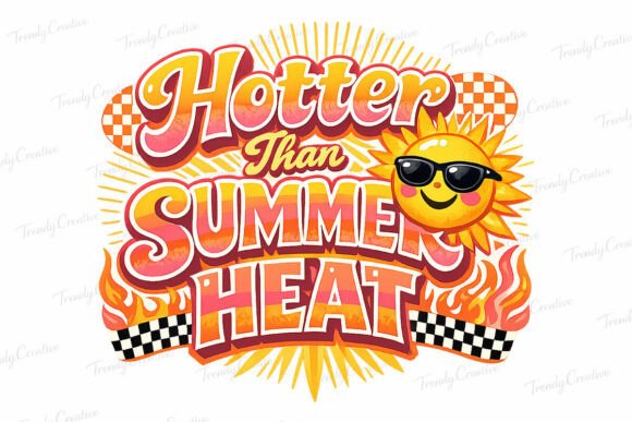 Download Hotter Than Summer Heat PNG Design - Summer Collection
