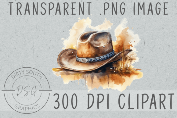Download Watercolor Western Cowboy Hat Clip Art - Art Collection