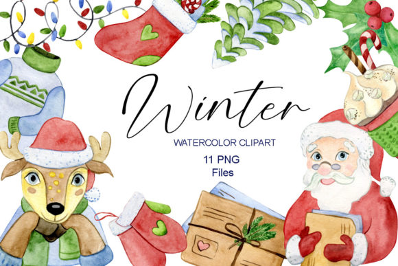 Download Watercolor Winter Clipart, Christmas Tre - Art Collection