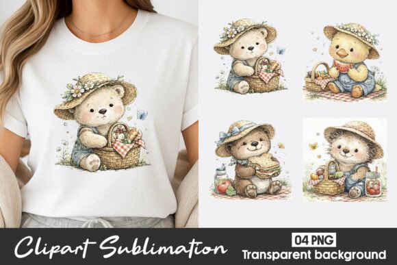 Download Cute Scarecrow Friends Clipart PNG - Art Collection